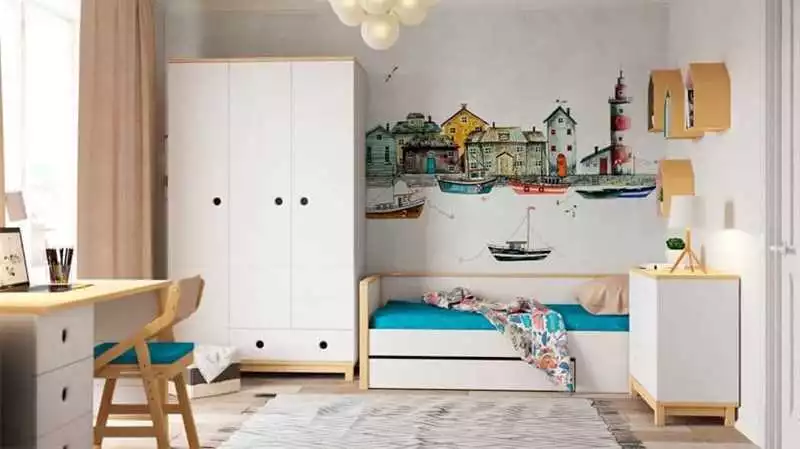 Создание уюта в светлой и просторной детской комнате