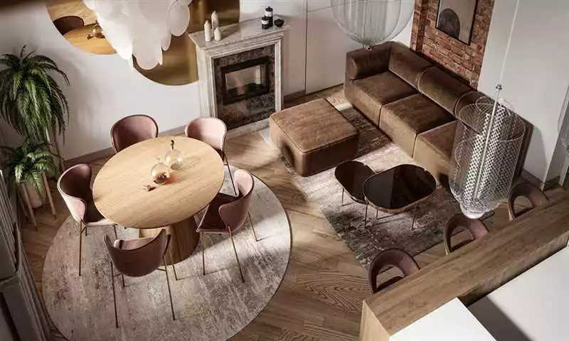 Топ-5 модных трендов в архитектурном дизайне мебели для гостиной